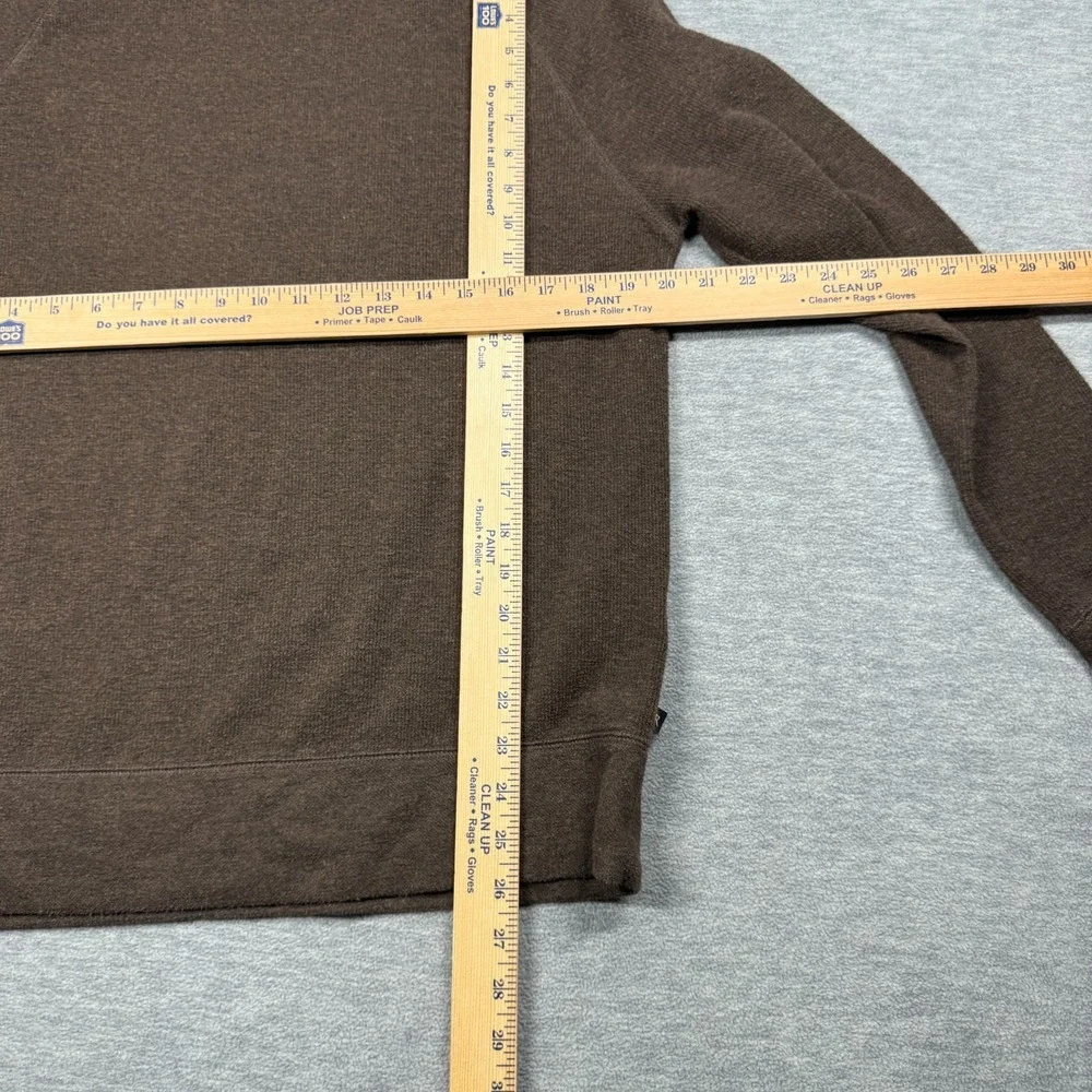 Banana Republic Sweater Mens M Brown Crew Neck Long‎ Sleeve Raglan Knit Pullover